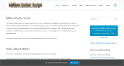 Desktop Screenshot of milliondollarscript.com