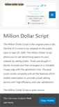 Mobile Screenshot of milliondollarscript.com