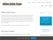 Tablet Screenshot of milliondollarscript.com